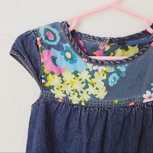 Genuine Kids by Oshkosh Jean/Floral Dress SZ 4T